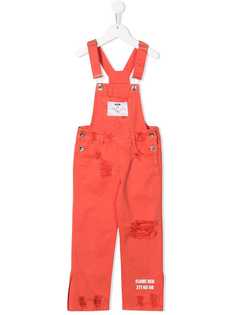 Msgm Kids комбинезон с эффектом потертости