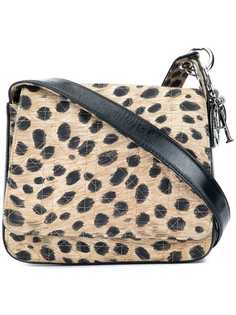 Christian Dior Vintage сумка на плечо Cannage с леопардовым принтом