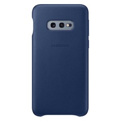 Чехол (клип-кейс) SAMSUNG Leather Cover, для Samsung Galaxy S10e, темно-синий [ef-vg970lnegru]