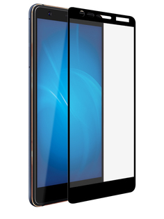 Аксессуар Защитное стекло для Nokia 3.1 Optmobilion 2.5D Black