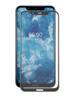 Аксессуар Защитное стекло для Nokia 8.1 Optmobilion 2.5D Black