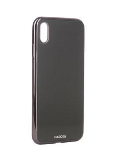 Аксессуар Чехол для APPLE iPhone XS Max Hardiz Glass Case Black HRD812701