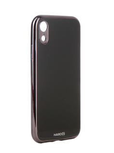 Аксессуар Чехол для APPLE iPhone XR Hardiz Glass Case Black HRD811701