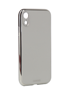 Аксессуар Чехол для APPLE iPhone XR Hardiz Glass Case White HRD811700