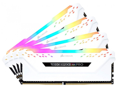 Модуль памяти Corsair Vengeance RGB Pro White DDR4 DIMM 3000MHz PC4-24000 CL15 - 32Gb KIT (4x8Gb) CMW32GX4M4C3000C15W