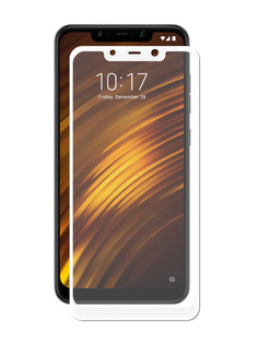 Аксессуар Защитное стекло для Xiaomi Mi Pocophone F1 Optmobilion 2.5D White