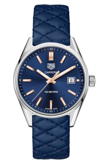 CARRERA Синие кварцевые женские часы Tag Heuer