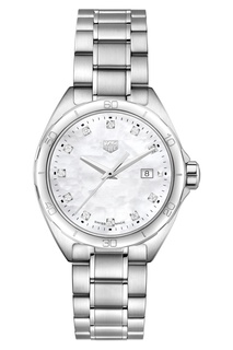 FORMULA 1 Кварцевые женские часы 32 мм с белым перламутровым циферблатом Tag Heuer