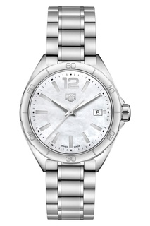 FORMULA 1 Кварцевые женские часы 35 мм с белым перламутровым циферблатом Tag Heuer