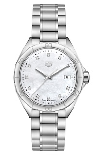 FORMULA 1 Кварцевые женские часы 35 мм с циферблатом из белого перламутра Tag Heuer