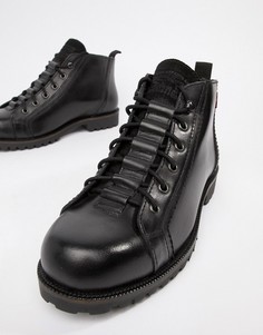 Черные кожаные ботинки Levis lexington - Черный
