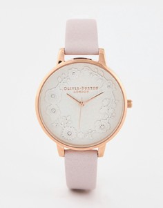 Часы с кожаным ремешком Olivia Burton OB16AR01 Artisan - Розовый