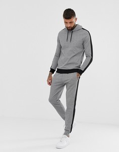 Черные джоггеры в ломаную клетку River Island - Черный