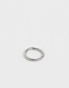 Серебристое кольцо для носа DesignB - Серебряный
