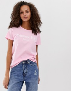 Свободная футболка с надписью primrose hill Daisy Street - Розовый
