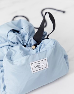 Косметичка с затягивающимся шнурком Flat Lay Co - Haze Blue - Мульти