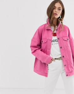 Выбеленная джинсовая куртка Vero Moda - Розовый
