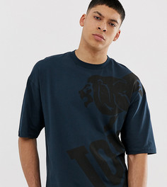 Свободная футболка Lonsdale - Темно-синий