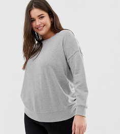 Классический свитшот New Look Curve - Серый
