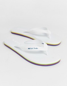 Белые шлепанцы PS Paul Smith Dale - Белый