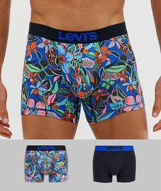 Набор из 2 боксеров-брифов с цветочным принтом Levis - Мульти