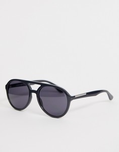 Черные солнцезащитные очки-авиаторы Tommy Hilfiger - Черный