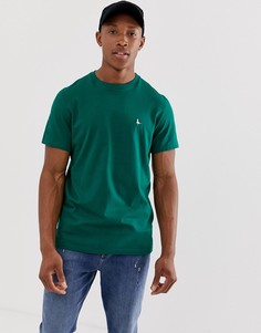 Темно-зеленая футболка с логотипом Jack Wills Sandleford - Зеленый