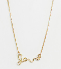 Золотистое ожерелье с подвеской Glamorous - Золотой