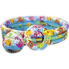 Бассейн Intex 132х28 см с мячом и кругом 59469