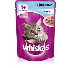 Паучи Whiskas рагу с форелью для кошек 85г (10155468)