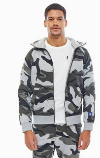 Толстовка на молнии с камуфляжным принтом G Star Raw