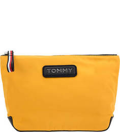 Желтая текстильная косметичка Tommy Hilfiger