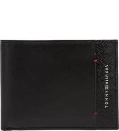Кожаное портмоне с двумя отделами для купюр Tommy Hilfiger