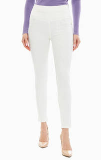 Белые зауженные джинсы с высокой талией Patrizia Pepe