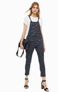 Черный джинсовый комбинезон с карманами G Star Raw