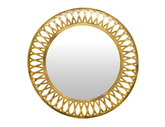 Зеркало настенное ernest (to4rooms) золотой 5.0 см.