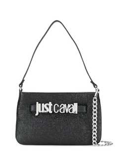 Just Cavalli фактурная сумка-тоут с логотипом