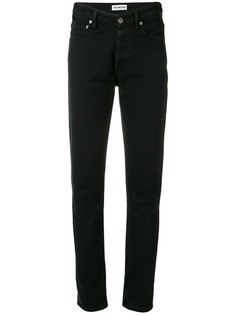 Balenciaga джинсы с V-образным вырезом на поясе и пятью карманами
