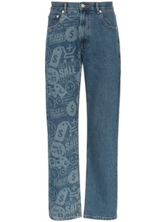 Cmmn Swdn джинсы Connor с принтом