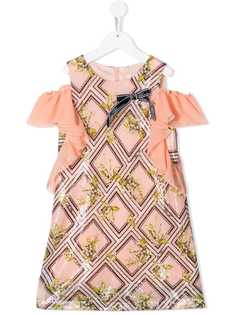 Miss Blumarine платье с пайетками и принтом