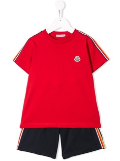 Moncler Kids комплект из шортов и футболки