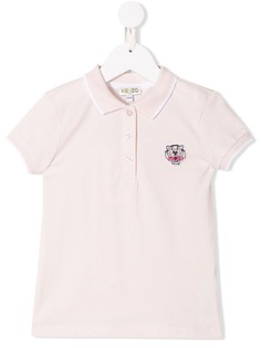 Kenzo Kids топ-поло с вышитым логотипом