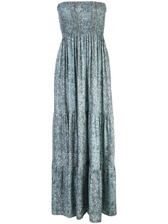 Hansine gathered maxi dress