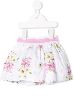 Monnalisa юбка с цветочным принтом