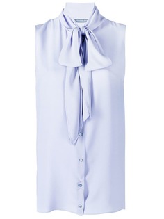 Alexander McQueen блузка с бантом