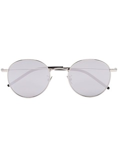 Saint Laurent Eyewear солнцезащитные очки в круглой металлической оправе SL 250