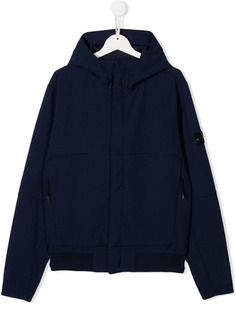 Stone Island Junior бомбер с капюшоном