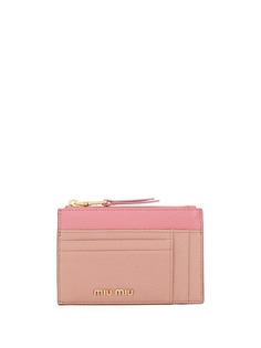Miu Miu кошелек из кожи мадрас