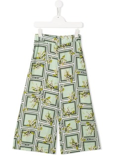 Miss Blumarine брюки с принтом