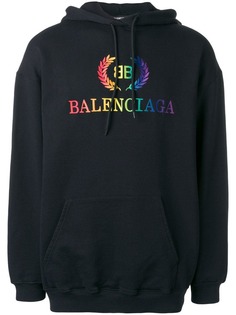 Balenciaga худи с логотипом BB